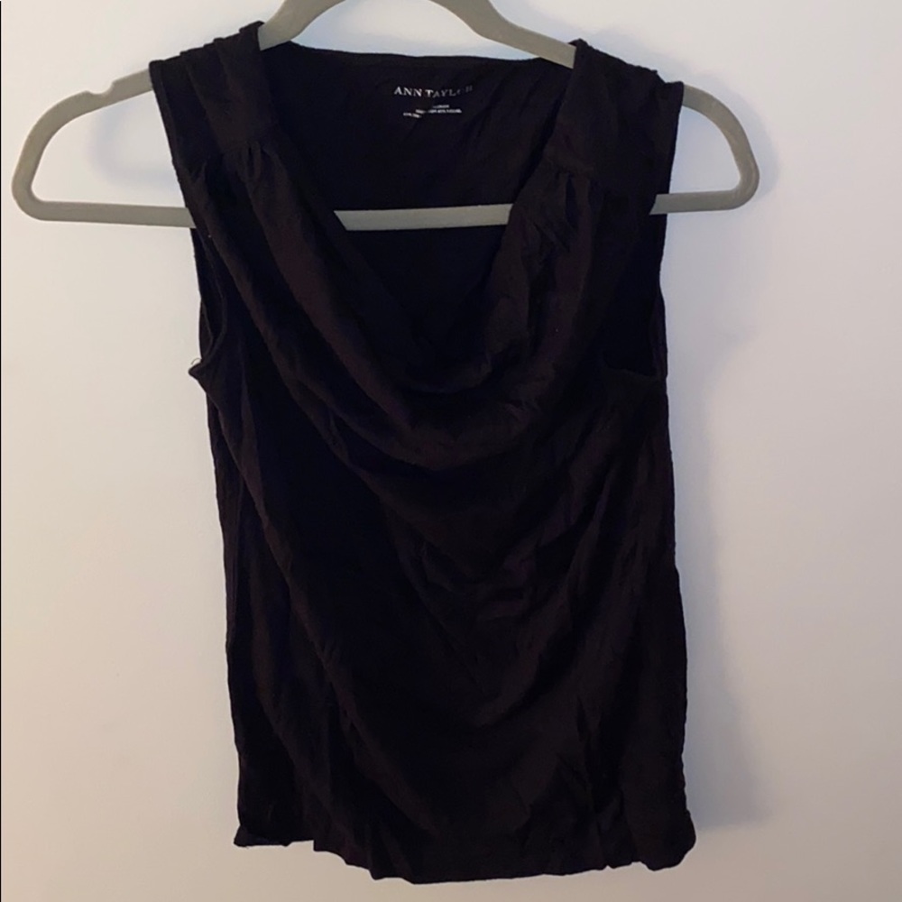 Black Ann Taylor tank top - Picture 2 of 2